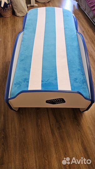 Детская кровать машинка с матрасом