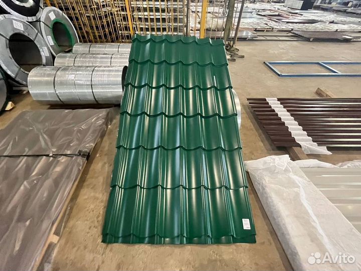 Металлочерепица Зеленая