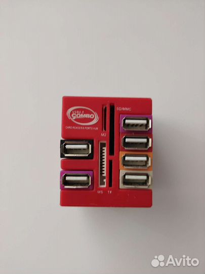 Кардридер переходник USB хаб