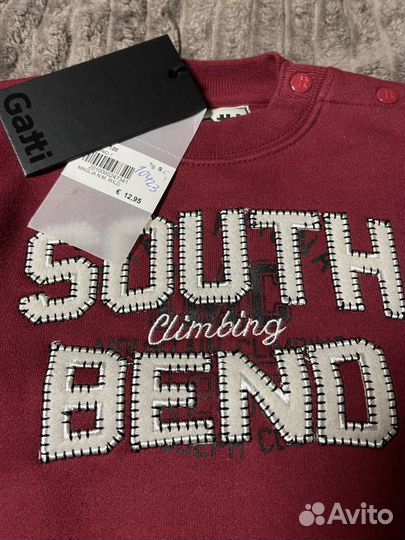 Толстовка новая для мальчика 62 68 74 Gatti Италия