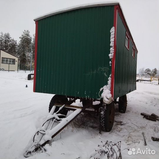 Вагончик бытовка бу на колесах