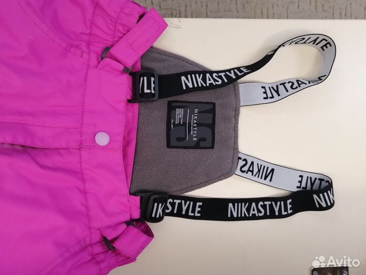 Зимние брюки для девочки 140