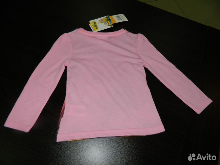 Новый лонгслив Disney на девочку рост 104 (4 года)