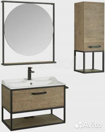 Тумба с раковиной aquaton (Акватон) 1a2424k0ltdy0