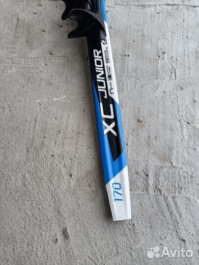 Лыжи беговые детские 170 ботинки 37