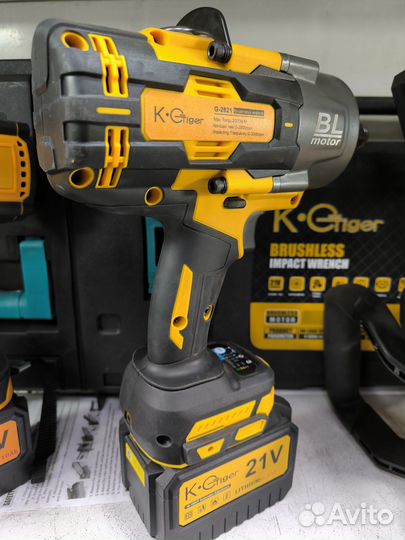 Гайковерт аккумуляторный, ударный GTiger