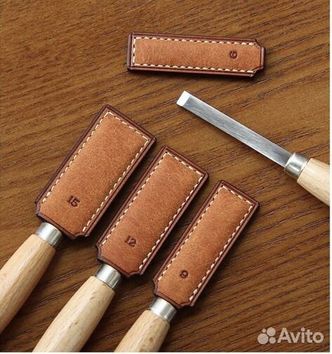 Чехлы из натуральной кожи для топоров, ножей