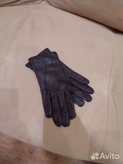 Перчатки женские натуральная кожа
