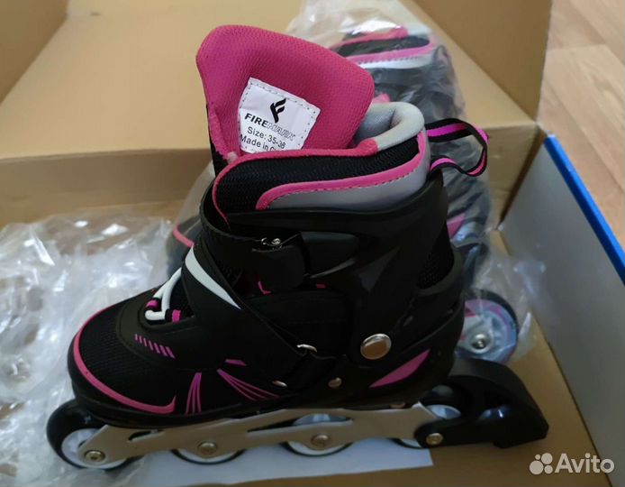 Роликовые коньки детские новые раздвижные