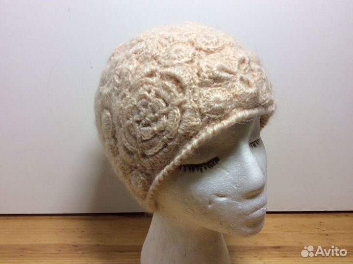 Эксклюзивная шапочка французское кружево,53-56,223