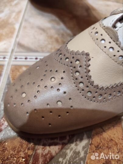 Ботинки туфли броги Donna Piu hand made р-р 39
