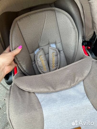 Детская коляска 3в1 Luxmom 518i Цвет беж