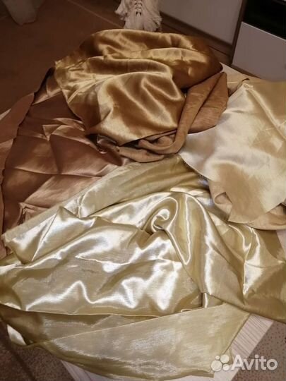 Ткань портьерная, атласная