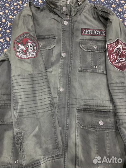 Джинсовая куртка affliction