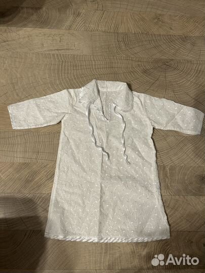Детская крестильная рубашка
