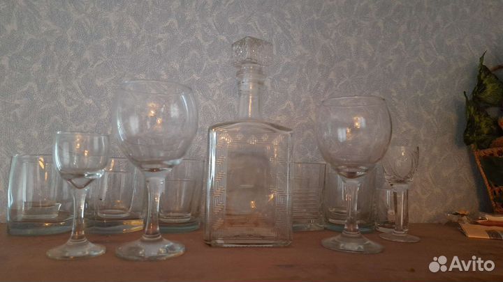 Бокалы,рюмки,графин