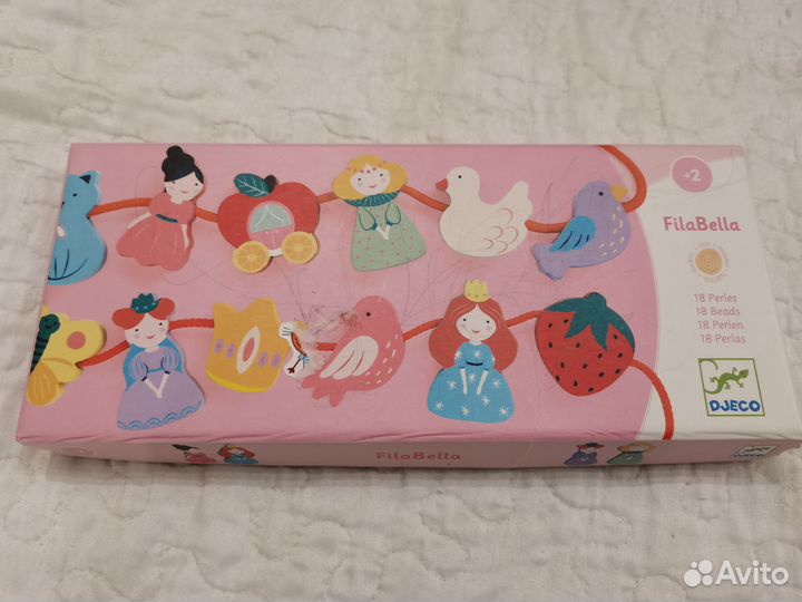 Шнуровка бусы djeco