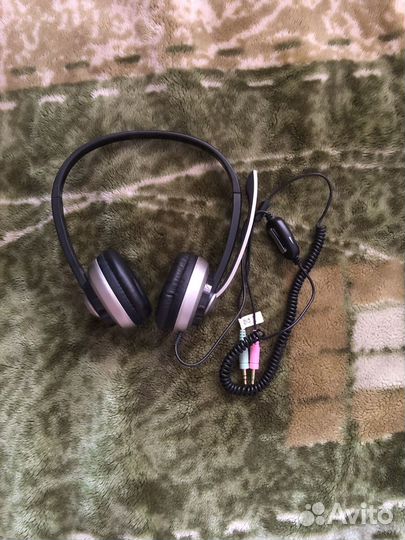 Наушники Genius с микрофоном для пк