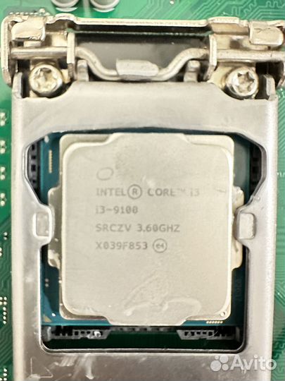 Процессор intel core i3 9100f