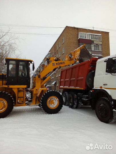 Услуги автопогрузчика, вывоз снега