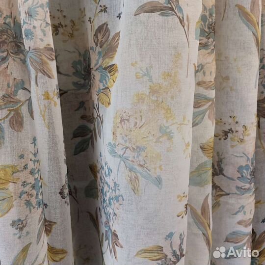Тюль лён батист на отрез