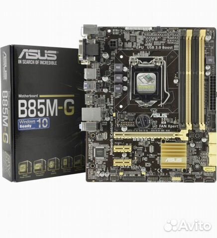 Asus B85M-G + i5-4570 купить в Санкт-Петербурге | Электроника | Авито