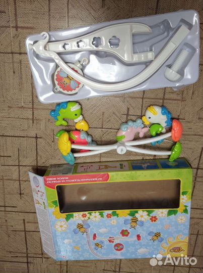 Музыкальная подвеска на кроватку, мобиль