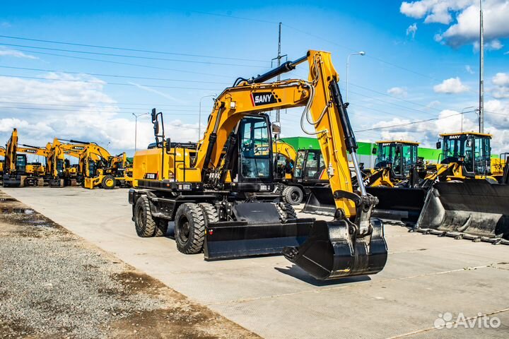 Колёсный экскаватор Sany SY165W, 2023