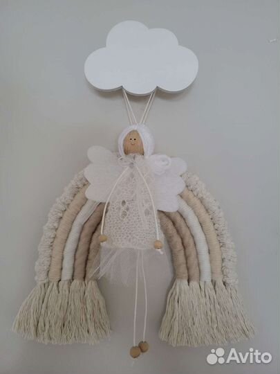 Радуга панно макраме