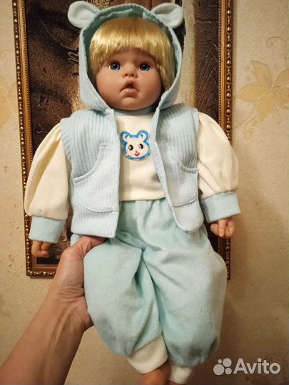 Кукла винил набивная