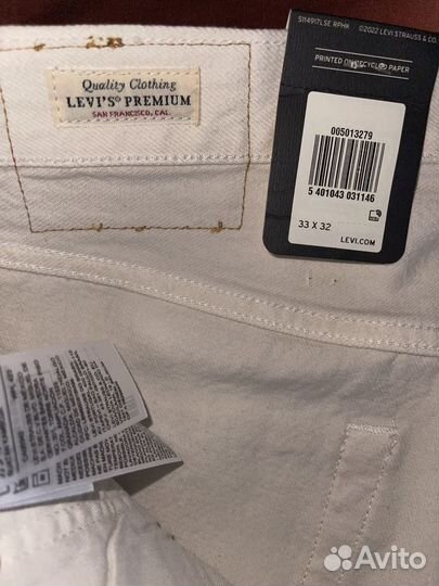 Джинсы Levi's Premium 501 Original Limited Edition