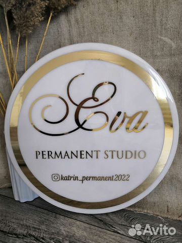 Вывеска из эпоксидной смолы