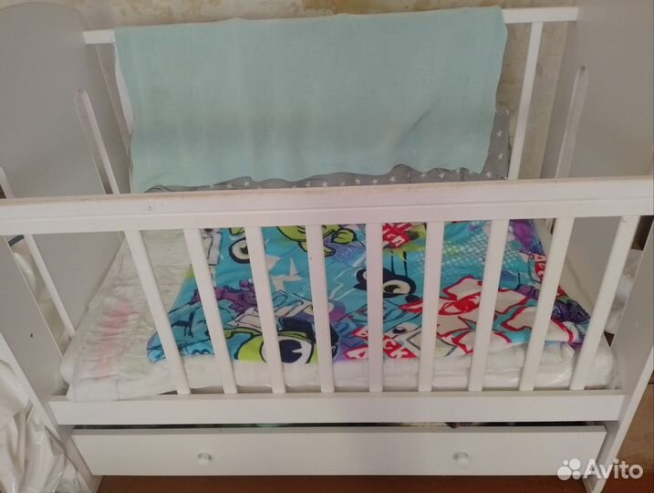 Детская кровать для новорожденных бу