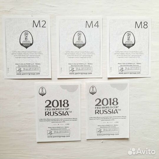 Наклейки футболисты Fifa 2018 панини