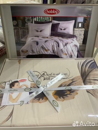 Постельное белье Hobby Сатин Евро Турция