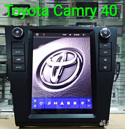 Toyota camry 40 Tesla магнитола Android новая