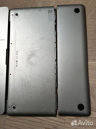 Топкейс macbook 13 2008 a1278 / нижняя крышка