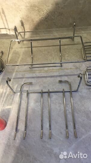 Полки на рейлинг разные