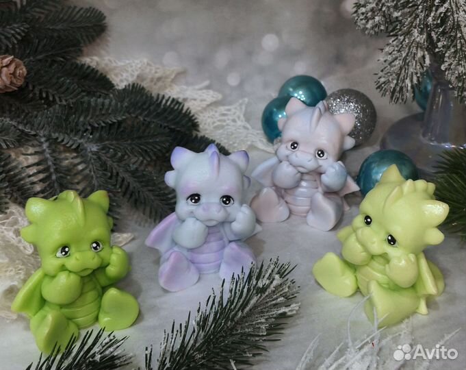 Мыло дракон ручной работы на новый год