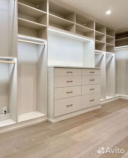 Гардеробная на заказ под ключ