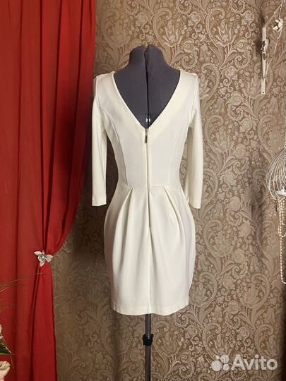 Платье Love republic 44 ванильный белый