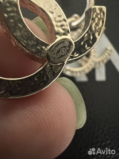Серьги оригинал Chanel