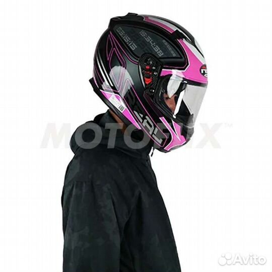 Мото шлем для девушки