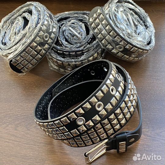 Ремень y2k с заклёпками