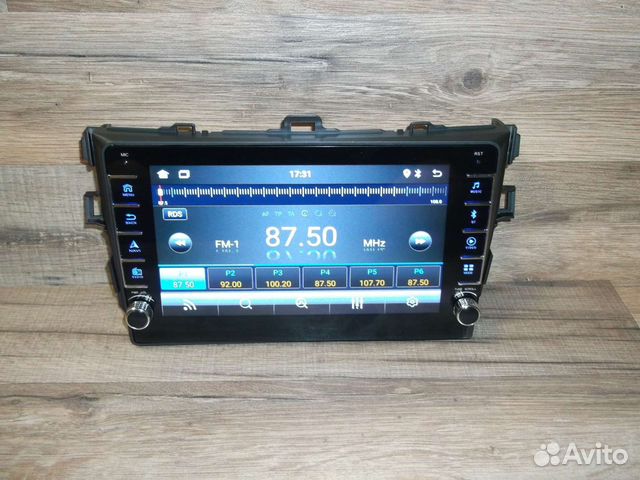 Магнитола Toyota Corolla Android с крутилками
