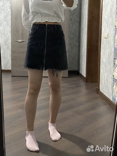 Юбка джинсовая