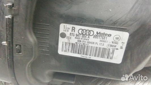 Фара правая audi A5 1 (2NT08MU01)