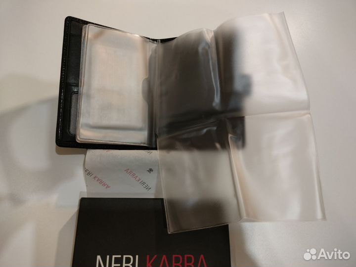Обложка (кожа) для документов/авто Neri Karra,черн