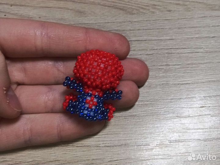 Амигуруми из бисера-человек паук