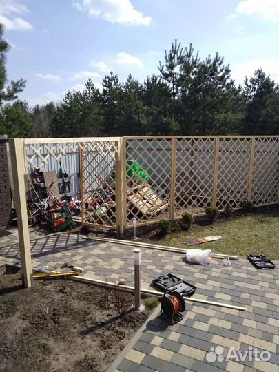 Шпалеры,садовые арки для зонирования участка